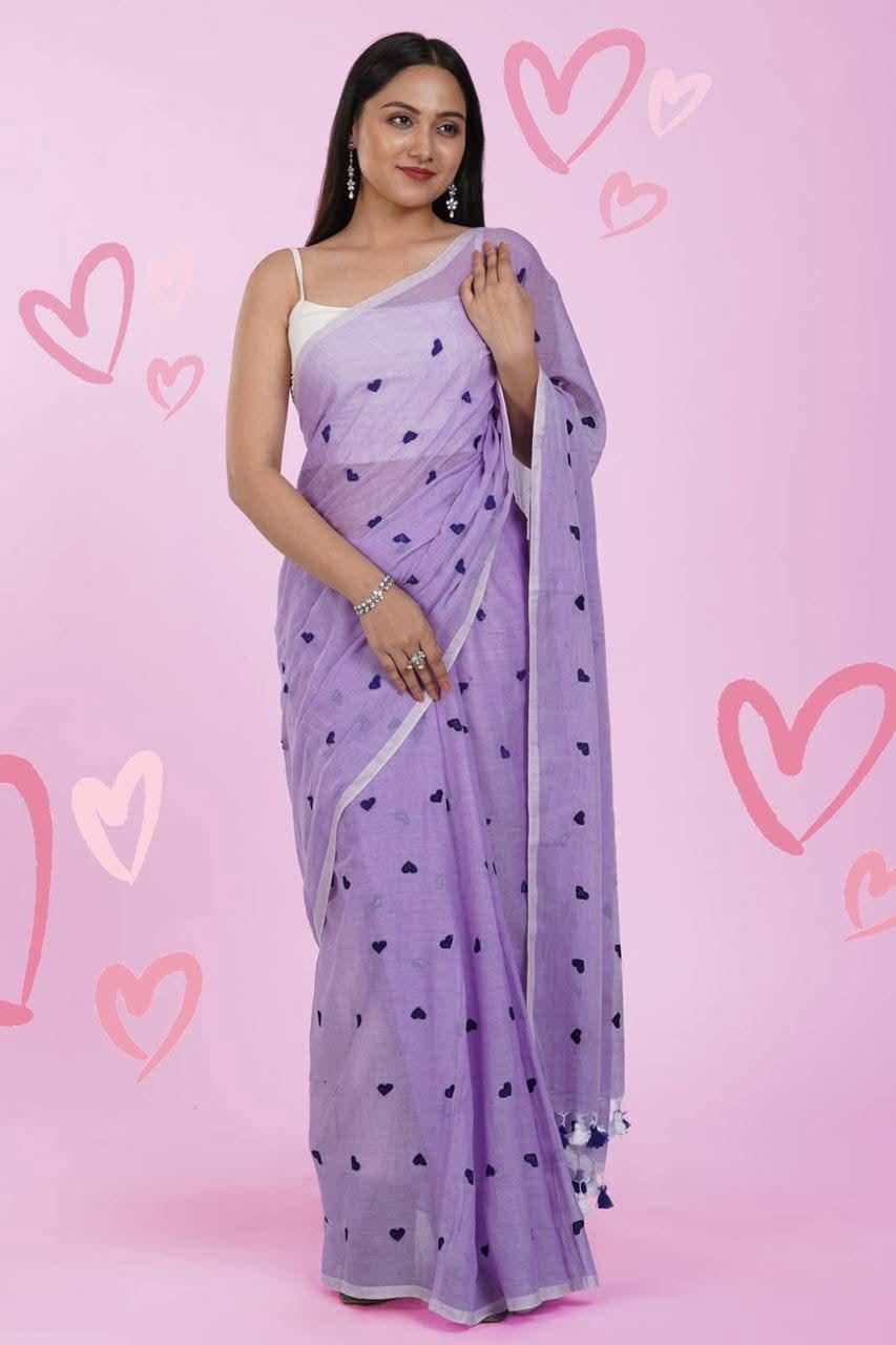 Vibrant classy Chiffon saree with blouse